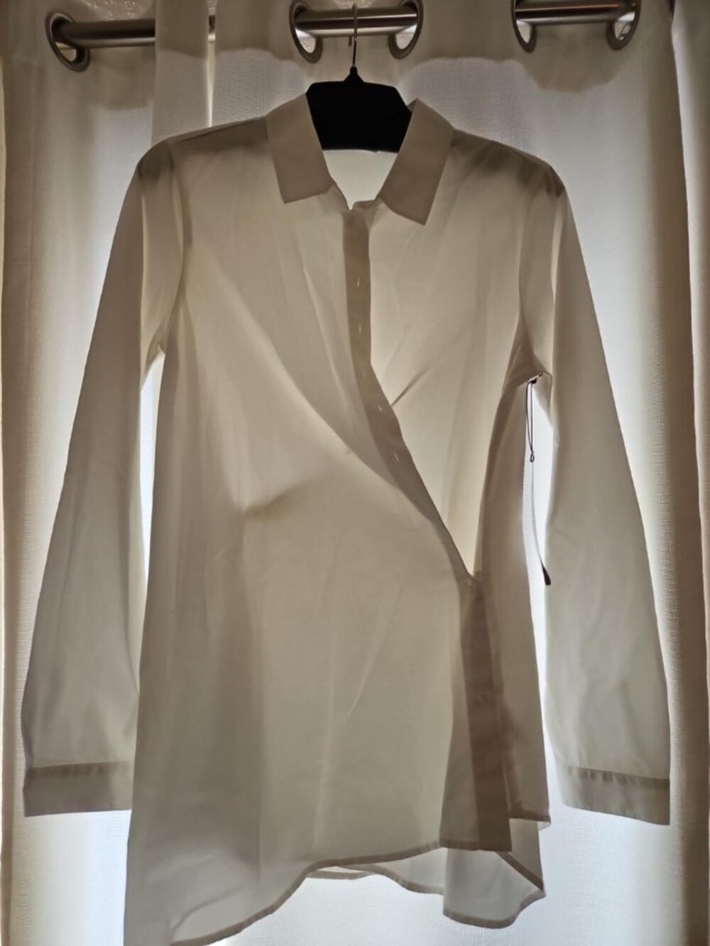 Cabi It's a Wrap Shirt #3291 White Button Down NWT Size M